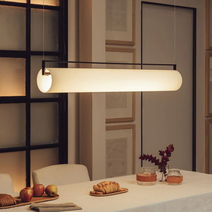 Japandi Linear Pendant Light 