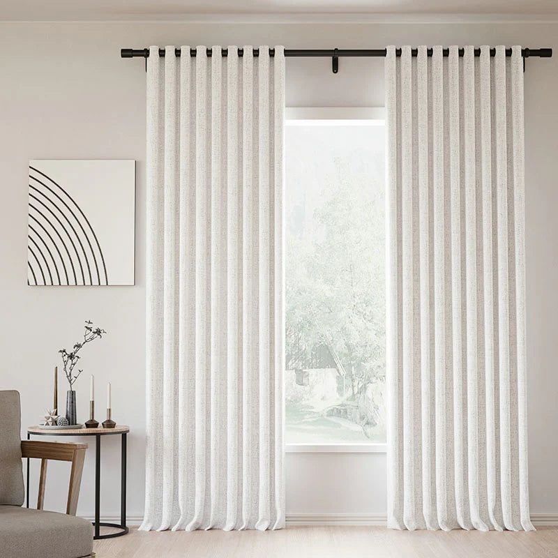 Japandi Linen Blackout Curtains