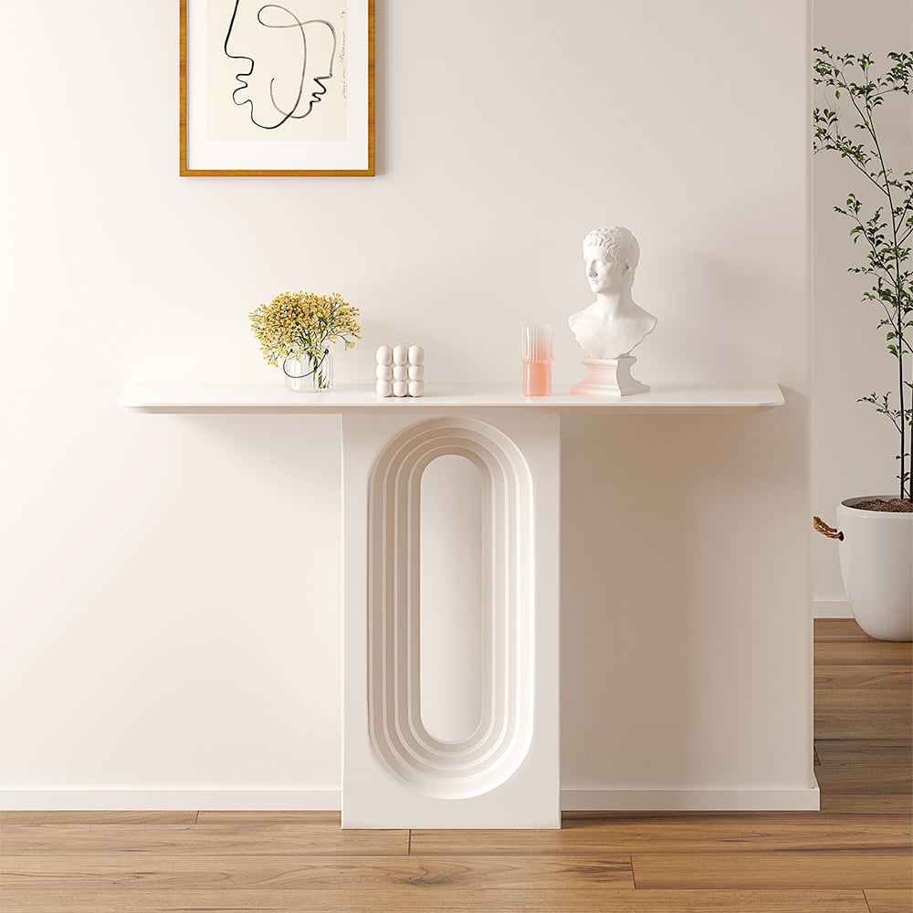 Japandi Narrow Console Table