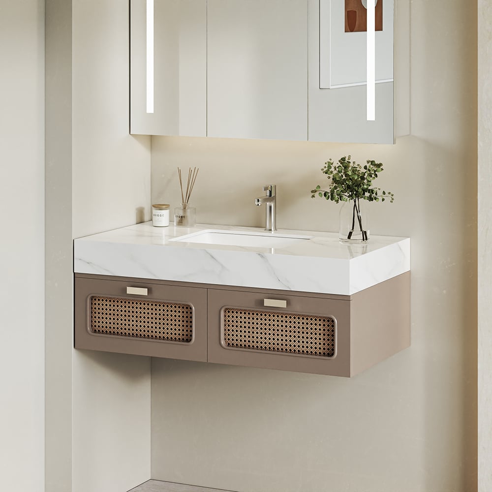 Japandi Small Bathroom Vanity