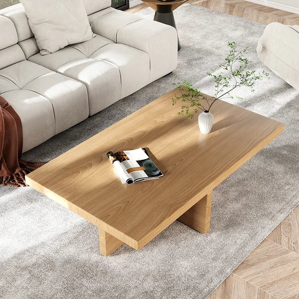 Rectangular Wood Coffee Table