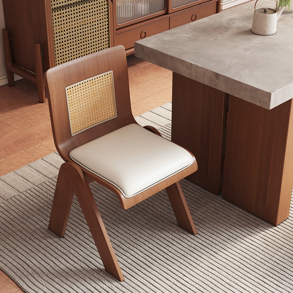 Japandi Walnut Dining Chair (x2)