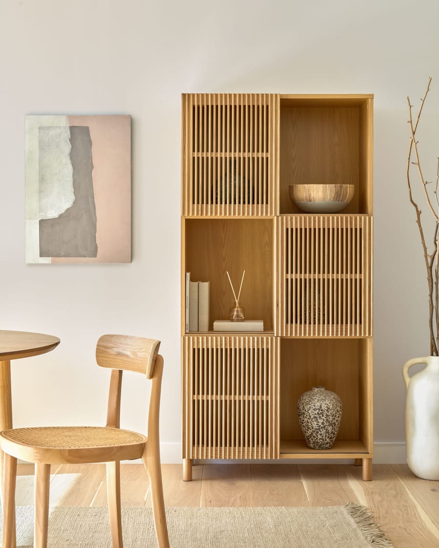 Japandi Solid Oak Shelf