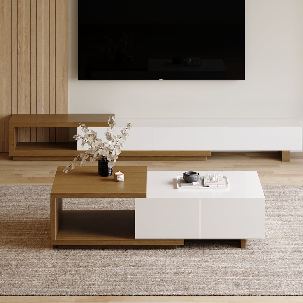 Japandi Extendable Coffee Table