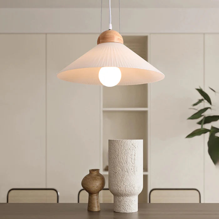 Small Japandi Pendant Light