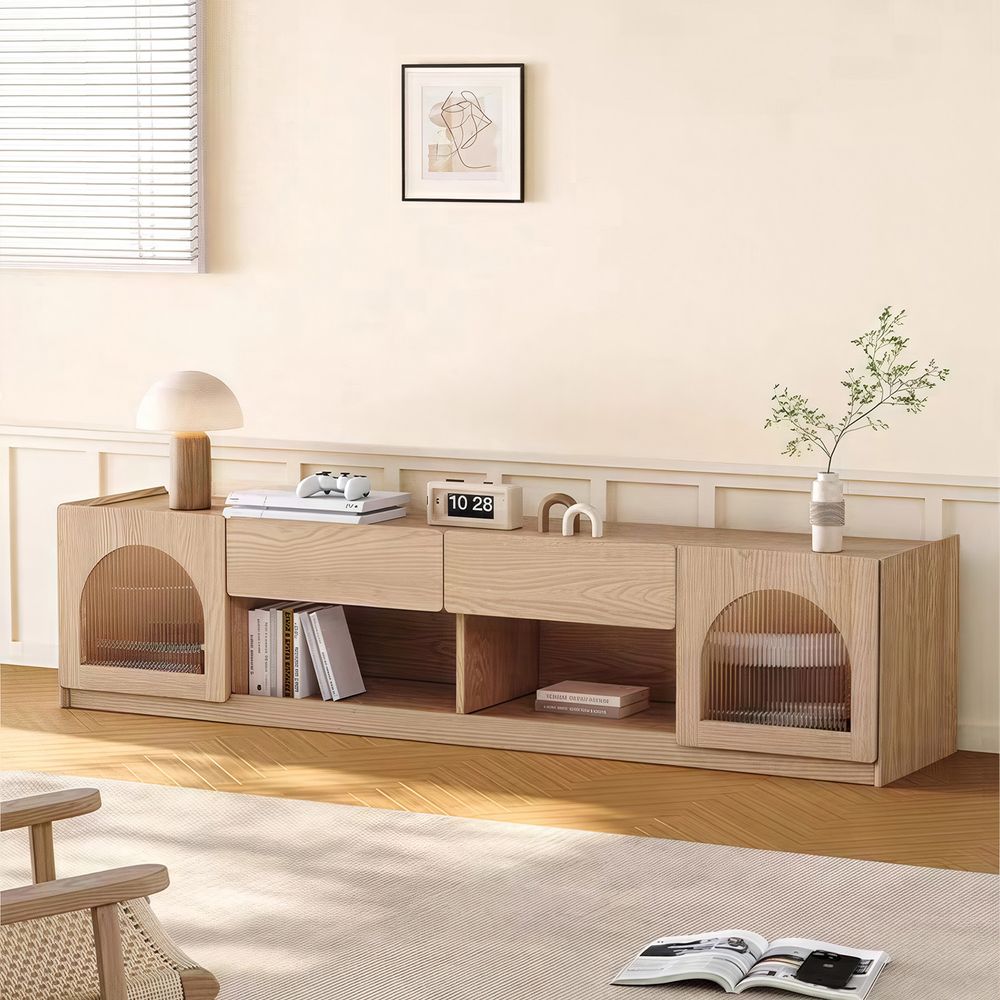 Japandi Arch Design TV Stand