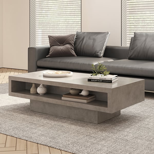 Japandi Rectangle Coffee Table