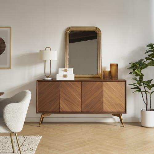 Japandi Walnut Sideboard