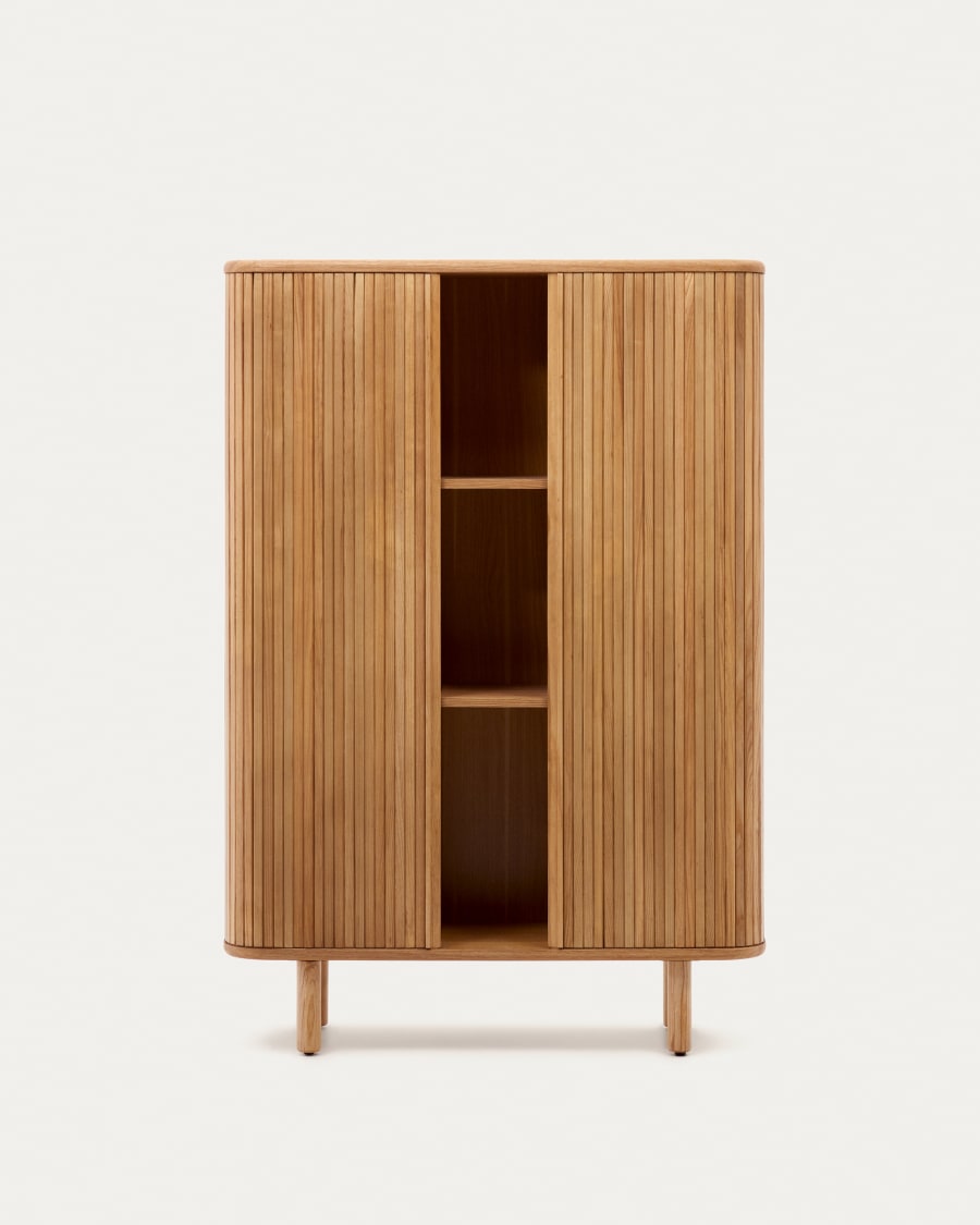 Japandi Wooden Highboard 