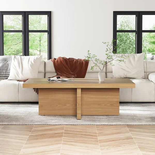 Rectangular Wood Coffee Table