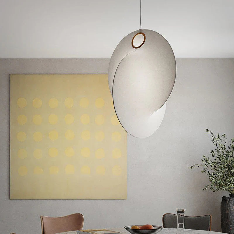 Japandi Organic Pendant Light