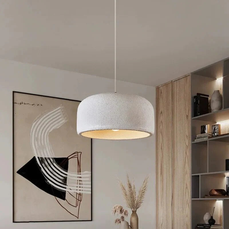 White Dome Japandi Pendant Light