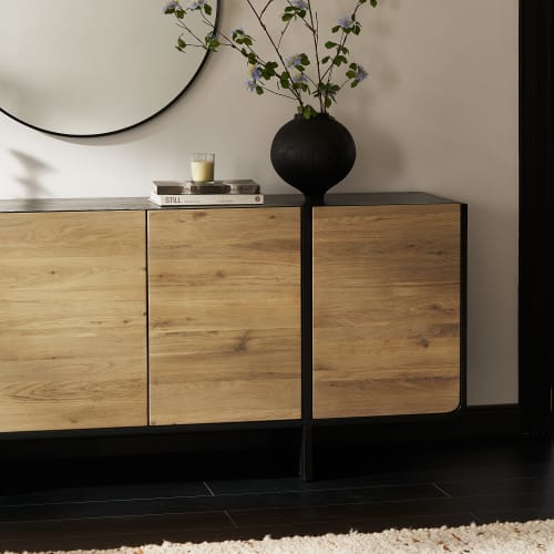 Japandi 4 Door Sideboard