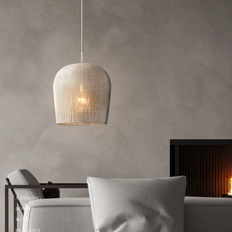 Japandi Rattan Pendant Light