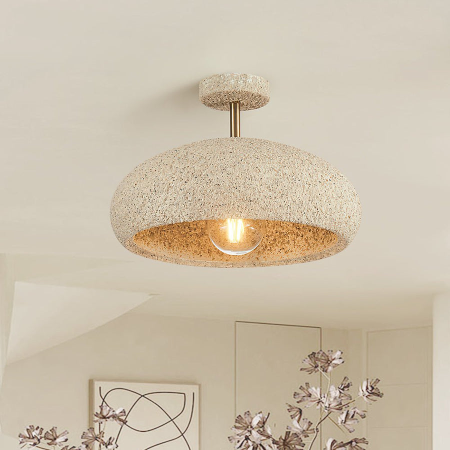 Japandi Semi Flush Mount Lighting