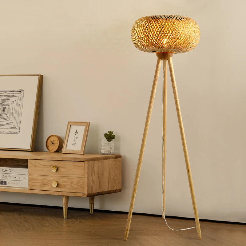 Japandi Bamboo Floor Lamp | Japandistore®