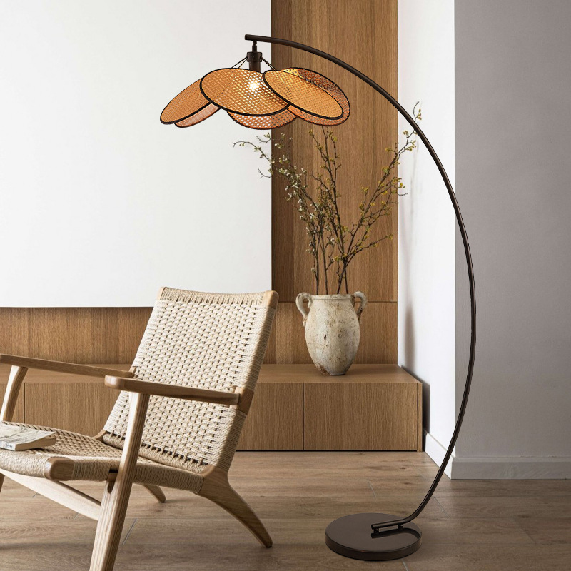 Japandi Rattan Floor Lamp | Japandistore®