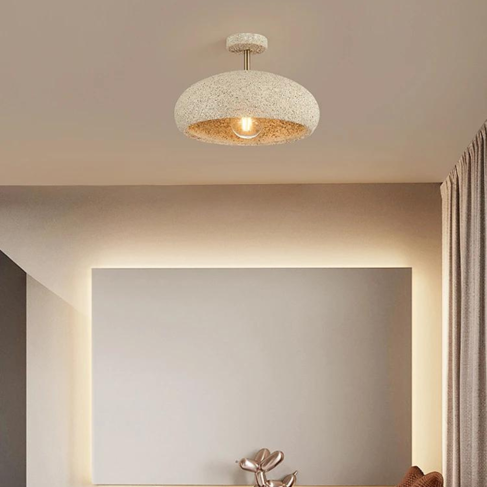 Japandi Semi Flush Mount Lighting