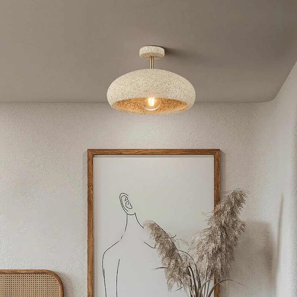 Japandi Semi Flush Mount Lighting