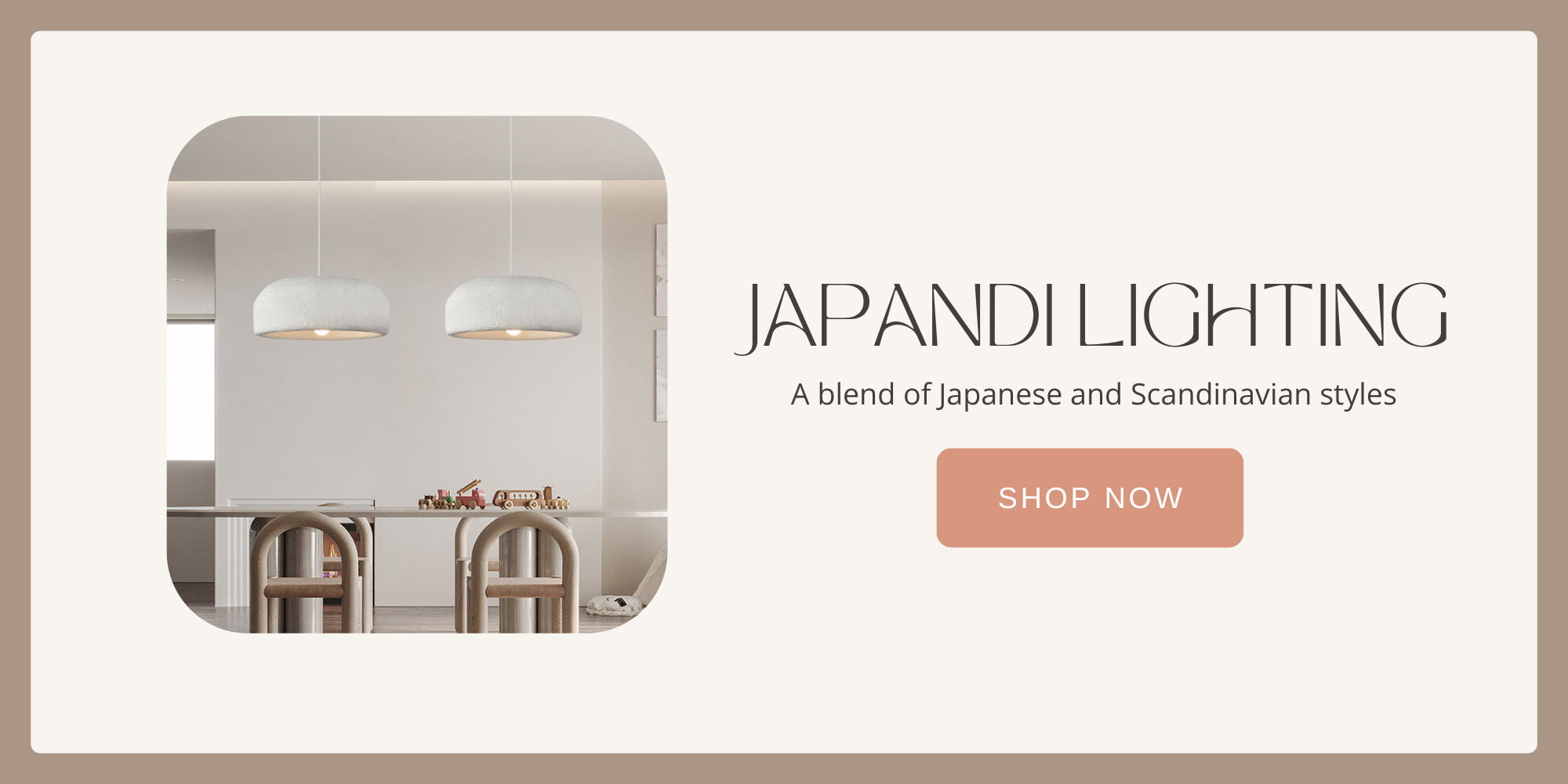 japandi lighting