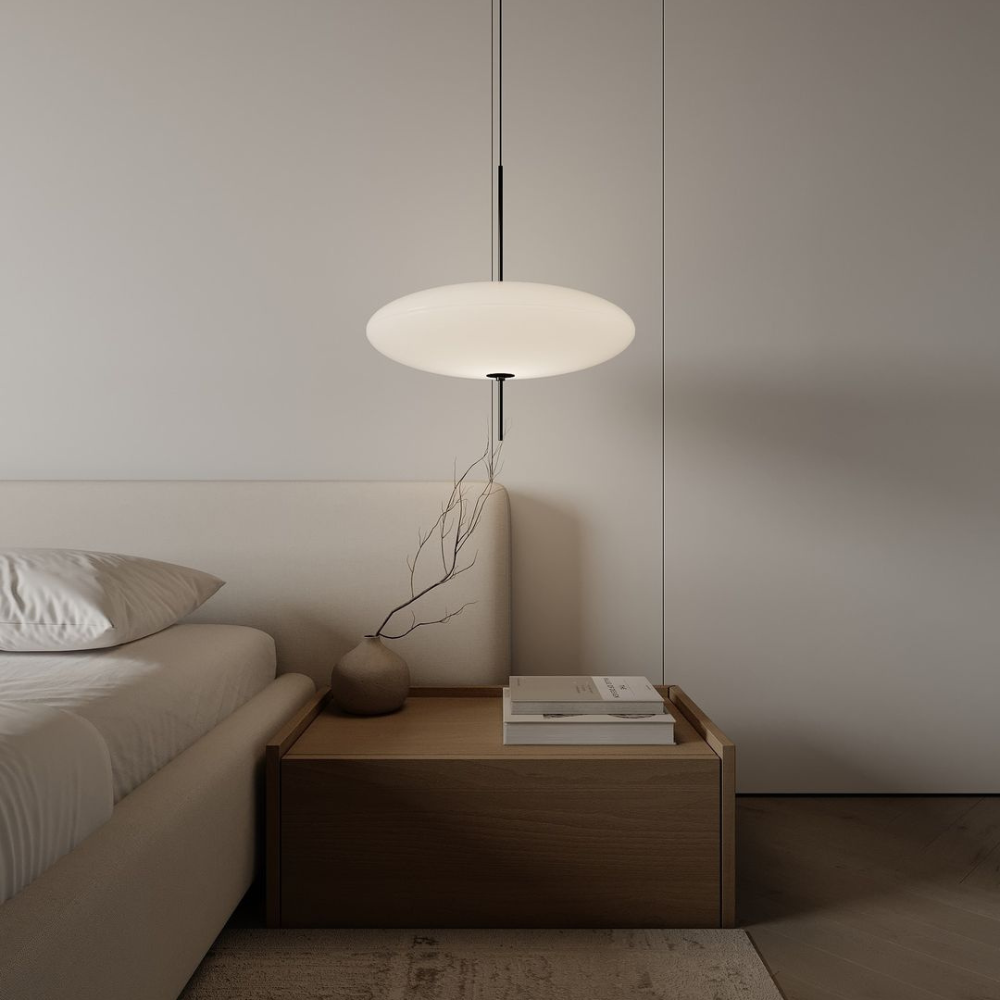 Oval Japandi Pendant Light