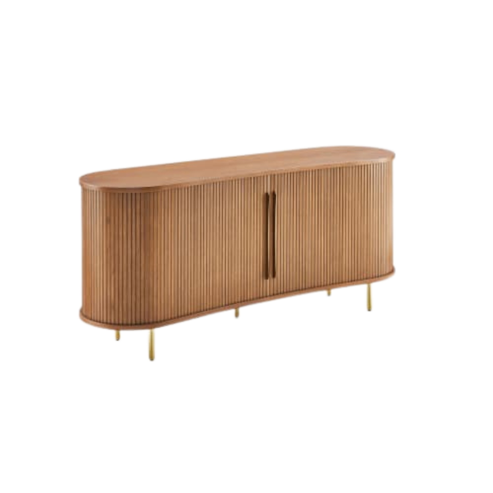 Japandi Oval Sideboard