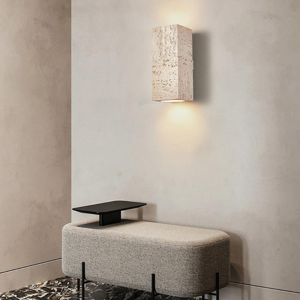 Japandi Cement Wall Light