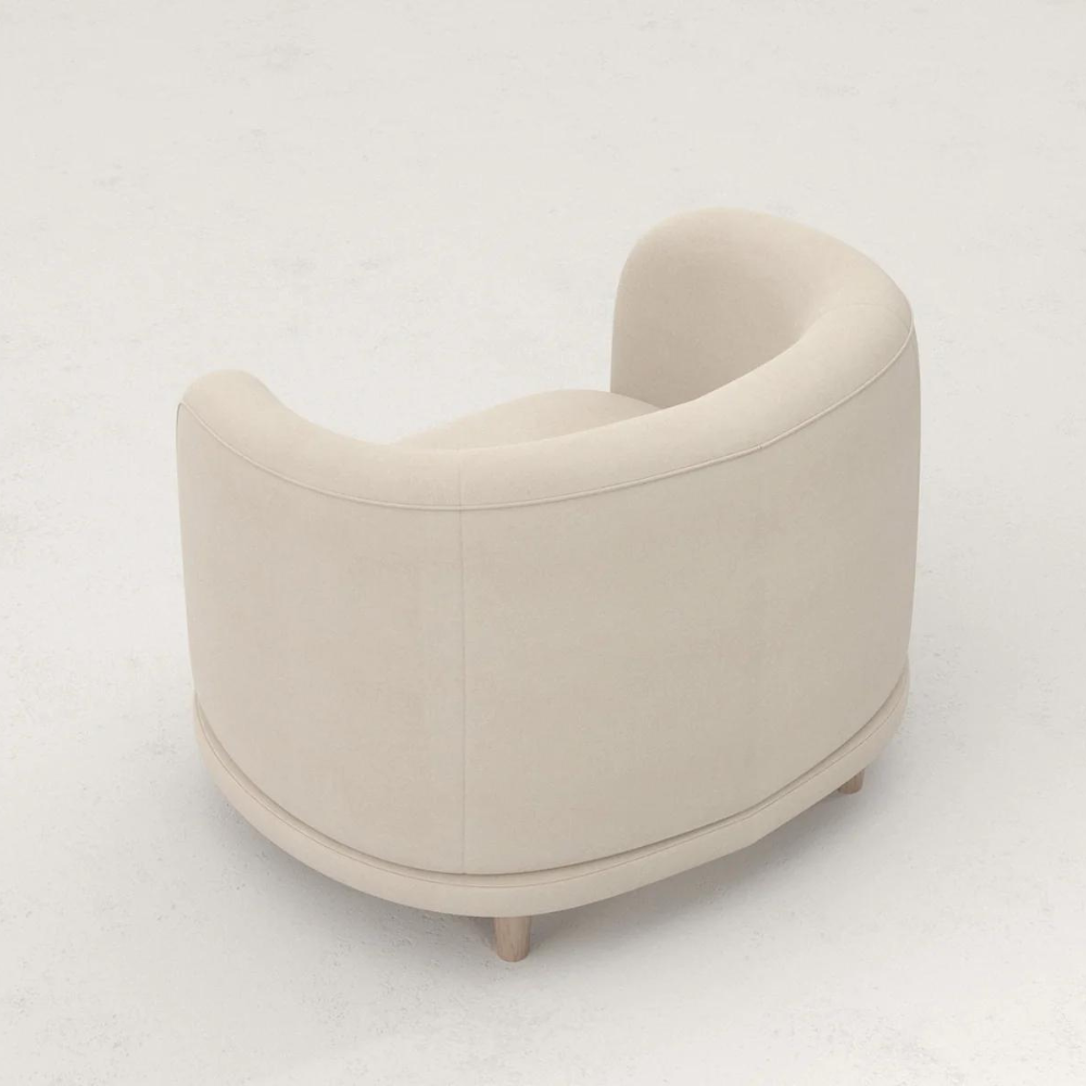 Japandi Lounge Armchair