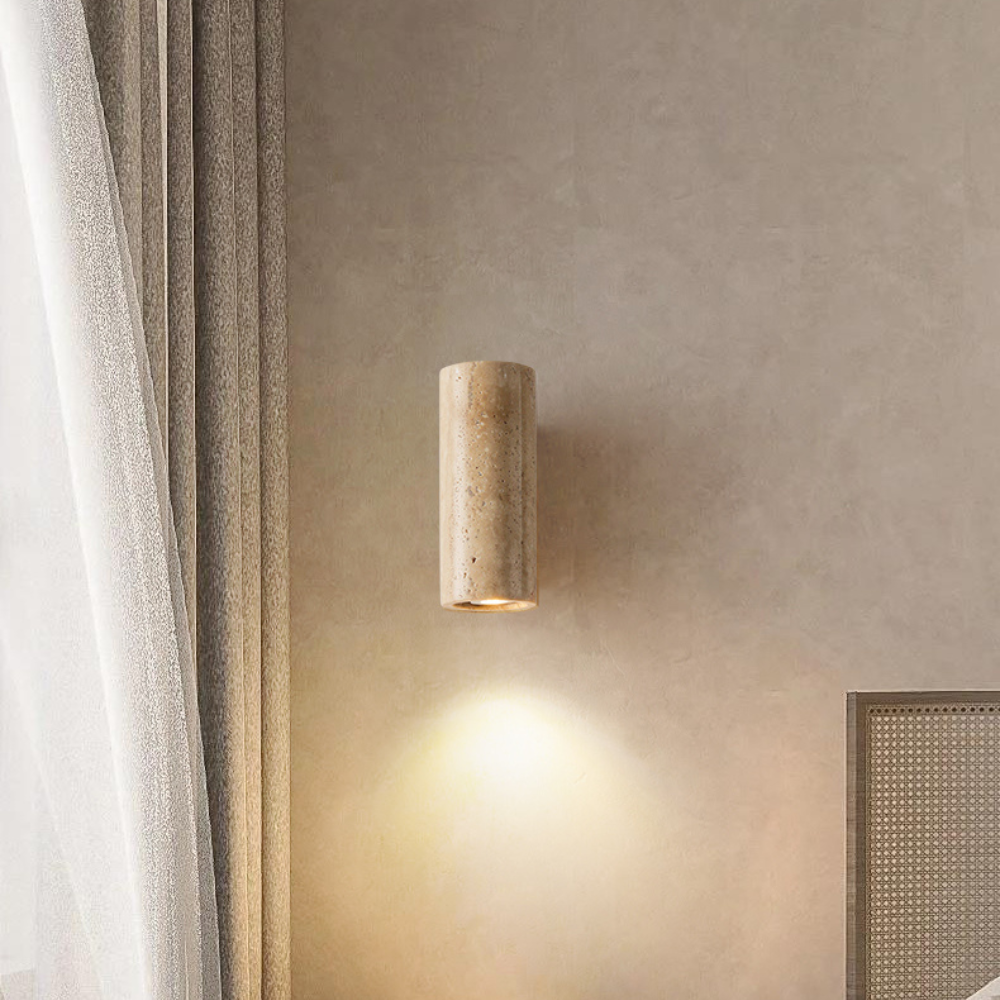 Japandi Marble Beside Wall Lamp