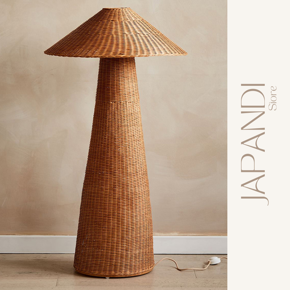 Japandi Wicker Floor Lamp | Japandistore®